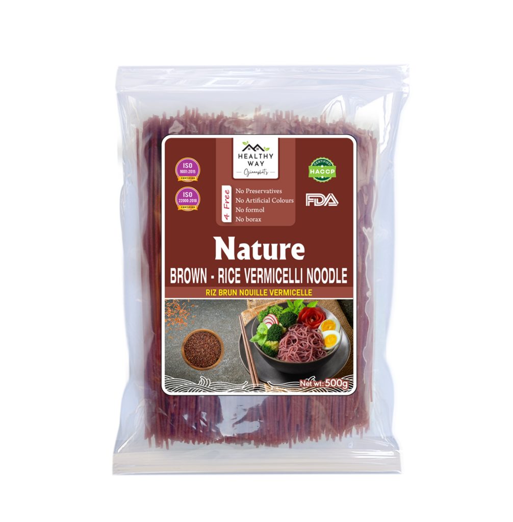 Brown Rice Vermicelli Noodle Healthy Way
